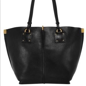 Chloe Black Vick Leather Tote